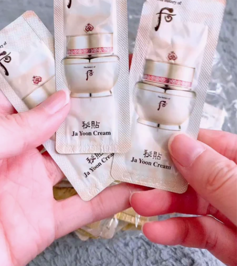 30片45元包邮！whoo后秘贴自润面霜小...