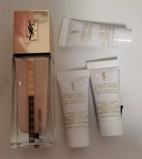 YSL圣罗兰新超模精华粉霜水润干皮粉底5m...