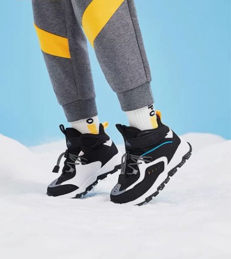 安踏儿童鞋小童冬季新高帮加绒棉鞋男女童运动...