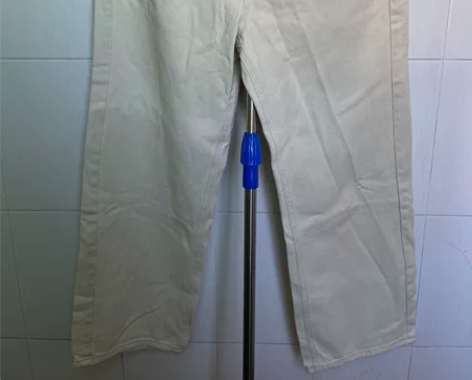 无品牌 男士卡其色水洗牛仔长裤 M码 全新...