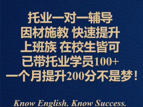 英语托业考试培训托业一对一辅导零基础快速提...