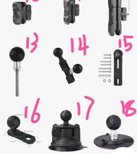 五匹osopro摩托车手机导航支架变径球头...