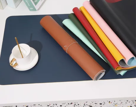 【清仓】皮革鼠标垫大号笔记本电脑桌垫防水防...