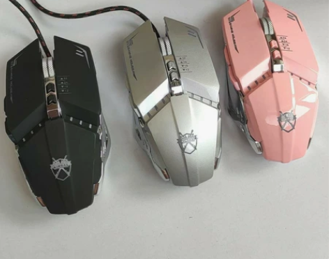 牧马人g9金属机械电竞鼠标有线游戏专用电脑...