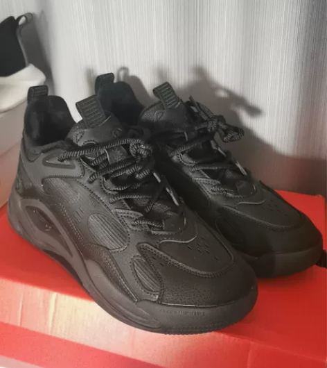 全新特步猎空2秋冬运动鞋内里加绒保暖休闲鞋...