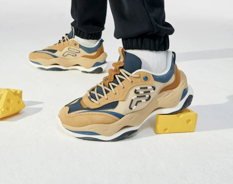 蔡徐坤同款FILA FUSION斐乐潮牌男...