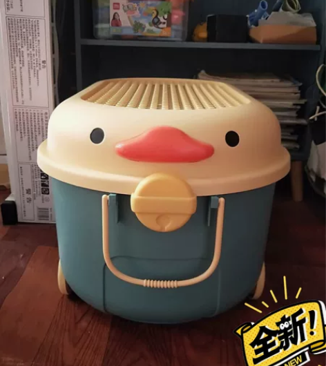 【鸭鸭收纳箱】星优玩具收纳箱家用整理箱塑料...