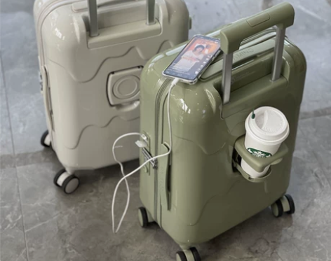 漫游雪糕行李箱拉链款拉杆箱 感兴趣的话点“...