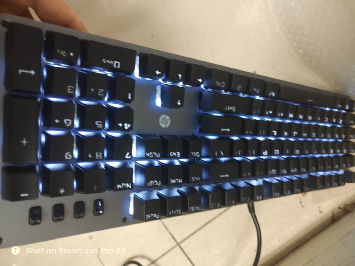 HP/惠普GK100机械键盘，台式机，笔记...