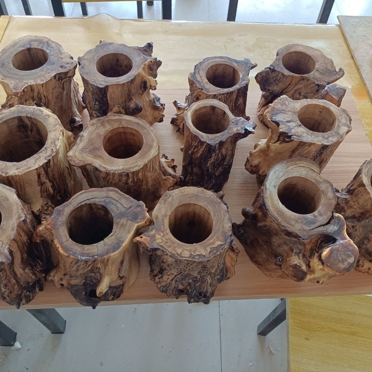 闲置出木雕根艺笔筒 包邮 纯手工打造 实木...