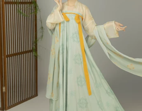 ?柒邑【忆长安】汉服女原创唐风齐胸衫裙复原...