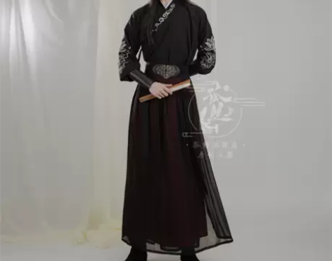 孤鲤原创汉服【朝歌】男女春夏侠客帅气酷非古...