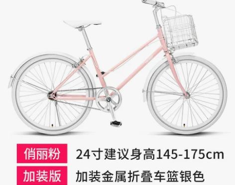 上海永久牌通勤自行车女式成年轻便小学生单车...