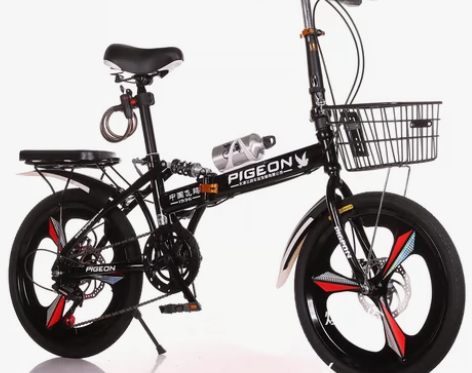 飞鸽折叠自行车超轻便携成年人男女士上班学生...