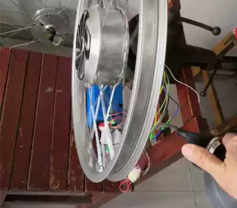 单边轴电机轮组。DIY三轮四轮电动车自行车...