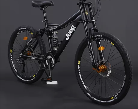 吉普自行车 Jeep山地26寸铝合金双减震...