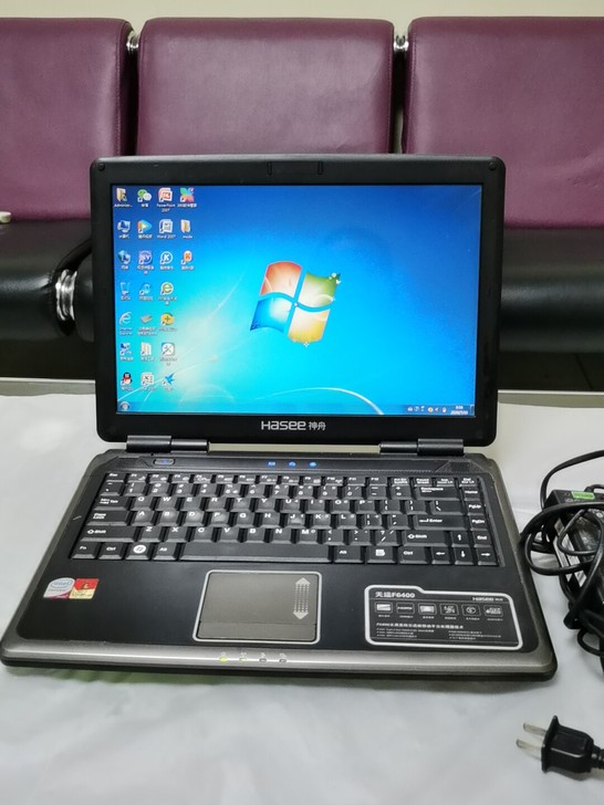 神舟天运F6400笔记本，正常使用中