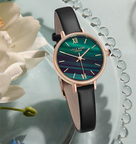 Lola Rose圆盘小绿表  女手表，高...
