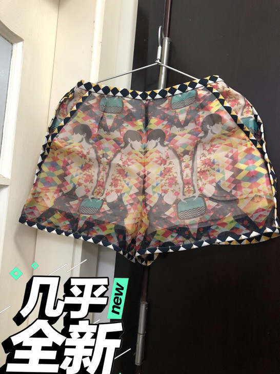 DAZZLE/地素  特色花型短西裤