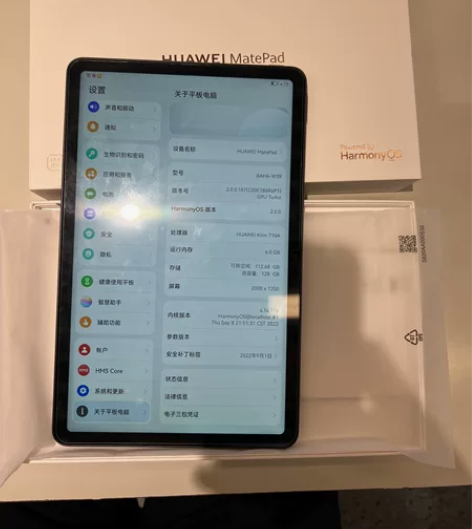 mate pad 2022款 6+128 ...