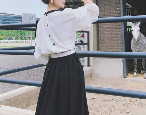 法式长袖连衣裙女2021年新款春秋装温柔风...