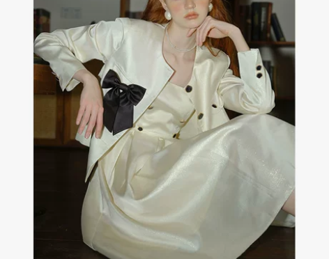 吊带连衣裙ISISLOVE2022新款秋装...