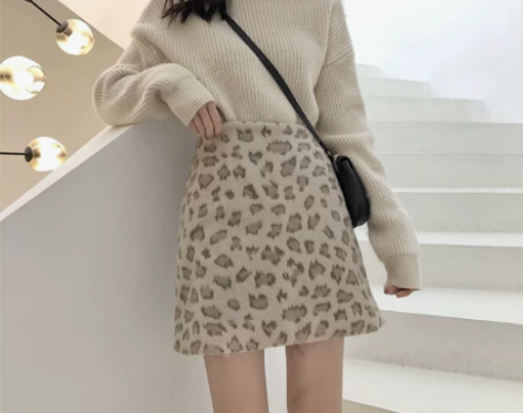 【火拼价】复古港味韩版百搭a字裙女秋冬新款...