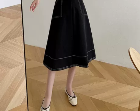 适合胯大腿粗中长款高腰半身裙女2020夏季...