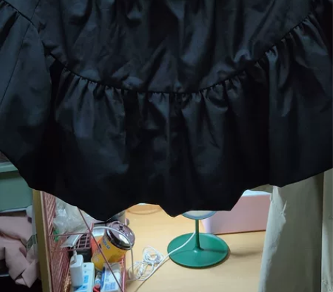 纯棉花苞裙 质量很好，穿棉的，不起球不变形...