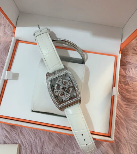 DAVENA蒂玮娜时来运转系列小舞裙手表女...