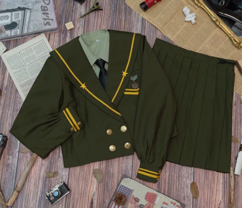 【科幻】姐姐家   原创设计 军色系列水手...