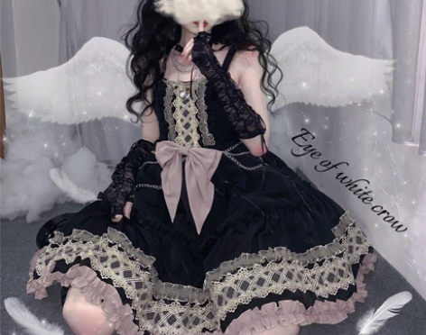 【黑莓糕糕】原创lolita白鸦之眼辣妹可...