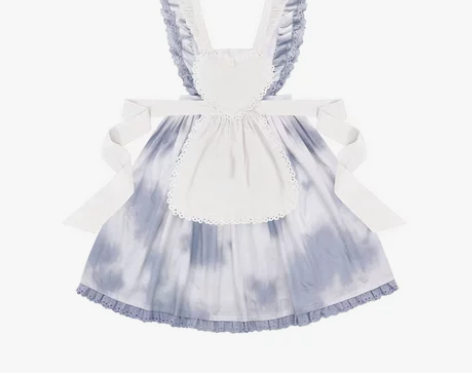 虎斑猫蓝背带m全新带吊牌防盗扣未试穿仅拆开...