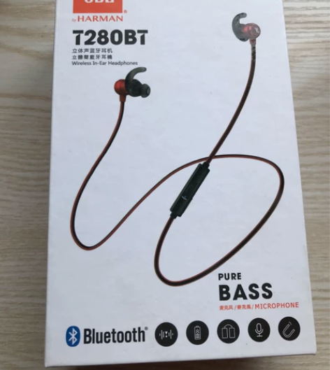 JBL立体声蓝牙耳机T280BT,全新未使...