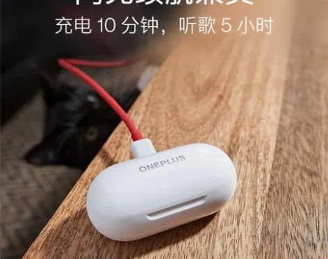 一加OPPOBuds 无线蓝牙运动耳机主动...