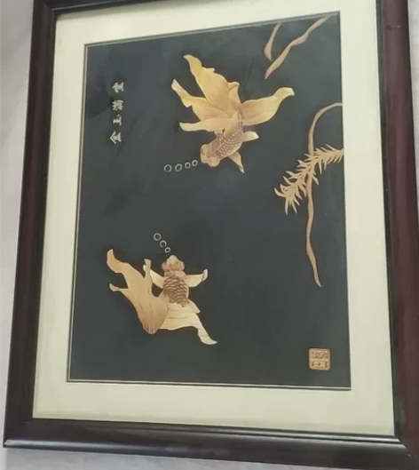 老麦秸画 民间手工艺品 大幅 只自提 多年...