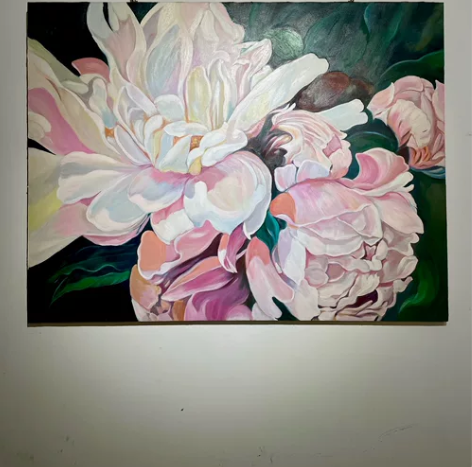 油画/无框画/花卉，特价清仓。 尺寸：纵9...