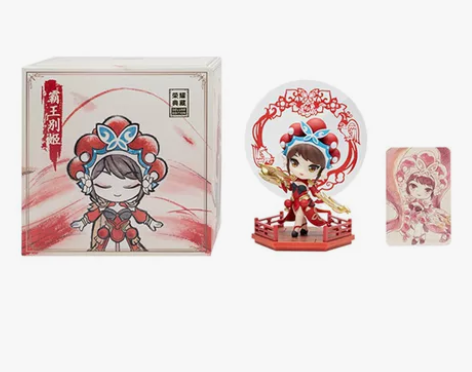 王者荣耀虞姬霸王别姬限定手办 要的联系我拆...