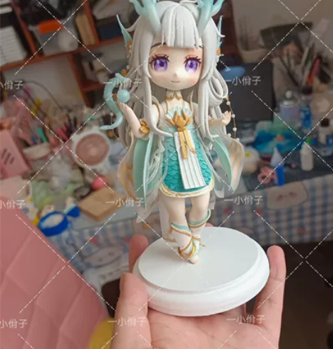 王者荣耀西施游龙清影粘土手办 王者荣耀手办...