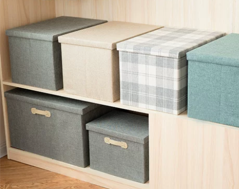 收纳箱布艺整理箱牛津布储物衣柜神器折叠棉麻...