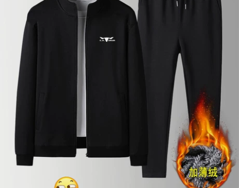 清仓出售休闲套装男士秋冬长袖长裤中老年运动...