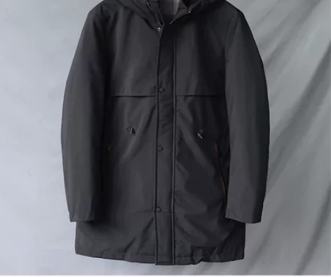 专柜1200+ 真羽绒服男冬季外套中长款防...