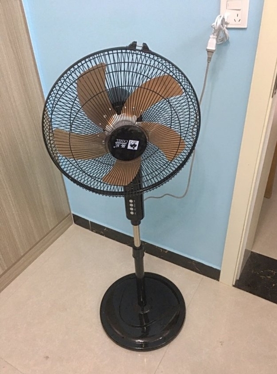 【标题】骆驼16寸语音控制风扇落地式电风扇...