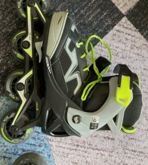 迪卡农 oxelo 35-38 单排旱冰鞋...