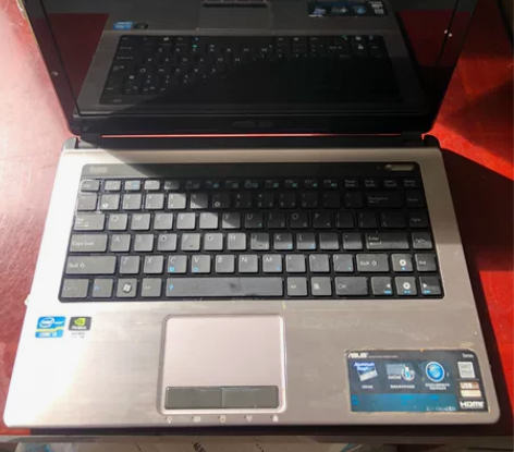 华硕k43s i32350M，配置看图，键...