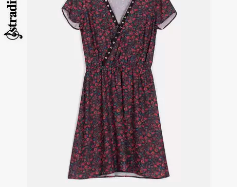 Stradivarius 带孔连衣裙 （包...