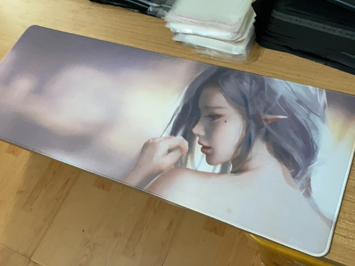 背影女鼠标垫800*300*3