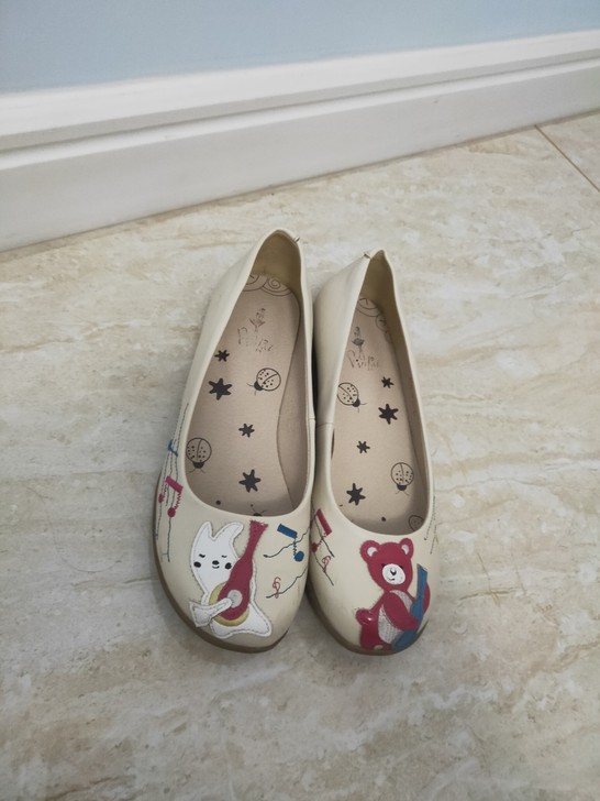 森系甜美单鞋 瓢鞋 娃娃鞋 鸳鸯 森女 奶...