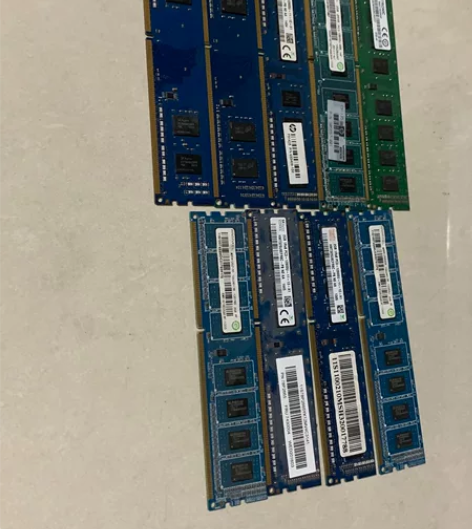 台式机内存条2G单面电镀包好成色好打包出售...