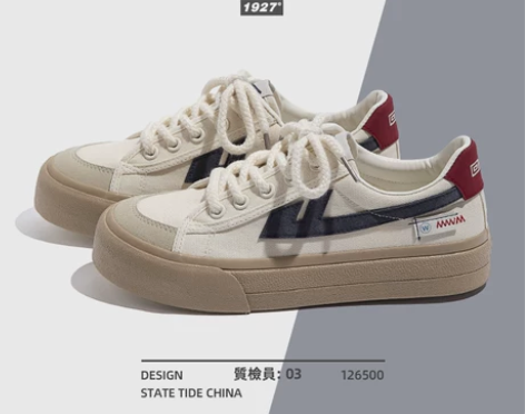 Warrior/回力帆布鞋女夏季透气20